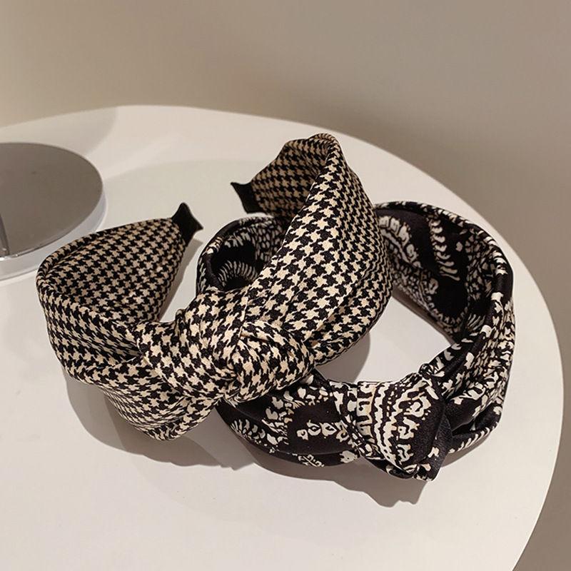 Go Ethnic Fashion - Diadema anudada de tela de estilo