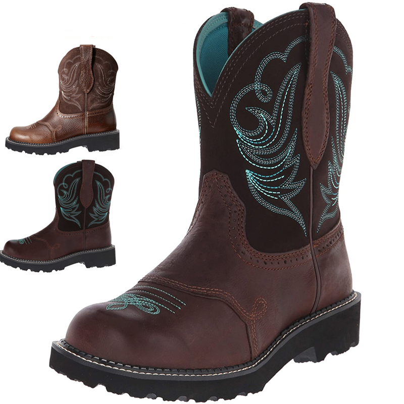 Ethnic Fabric - Botas De vaquero bordadas para Hombre