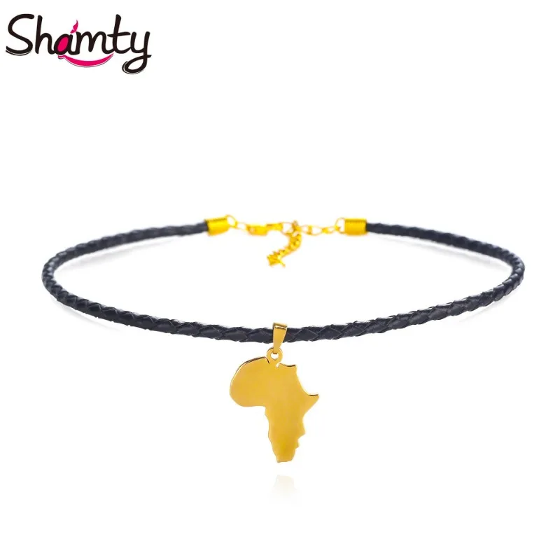 Women'S Ethnic Fashion Brands - Shamty-gargantilla con colgante de mapa de