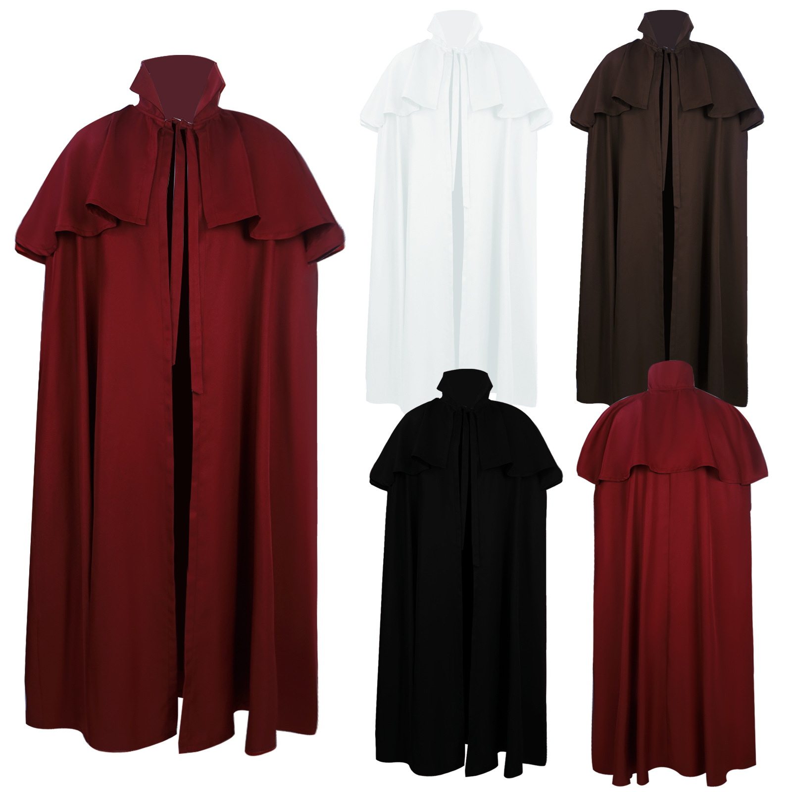 Ethnic Wear - Abrigo con Capucha Estilo Gótico, Gabardina