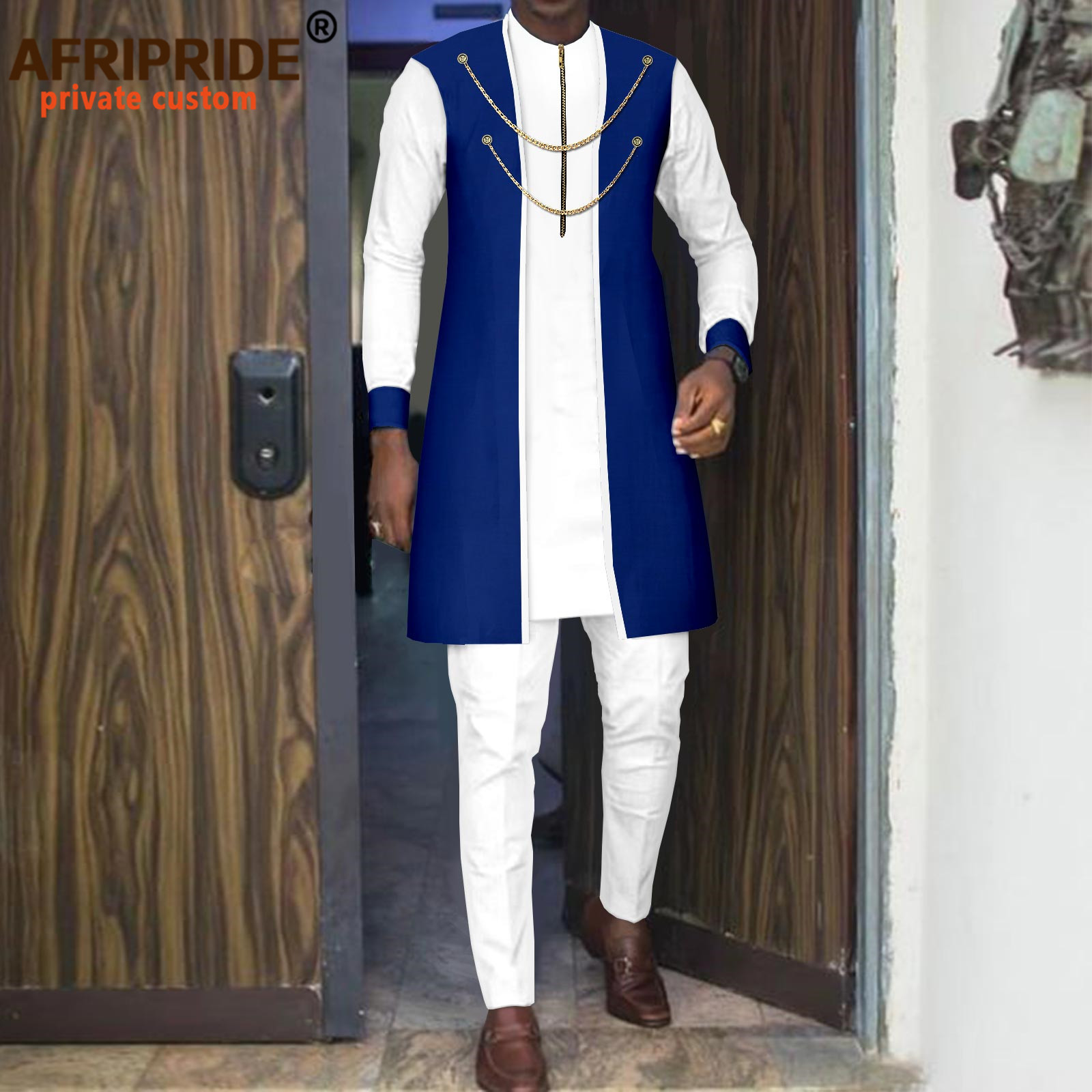 Dashiki Shirt Men - Bazin Riche ropa africana para hombre,