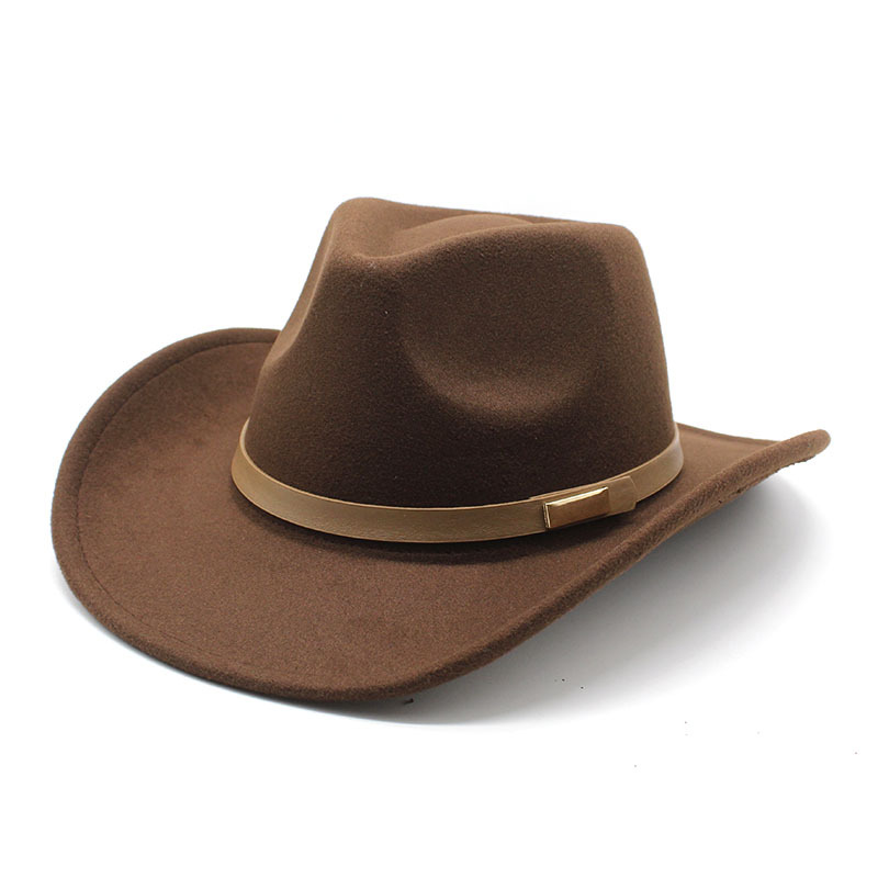 Go Ethnic Fashion - Nueva gorra de lana vaquera occidental,