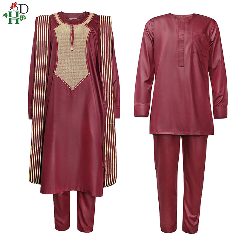 H & D-traje africano de Agbada - Dashiki Shirt Men reseña y precio
