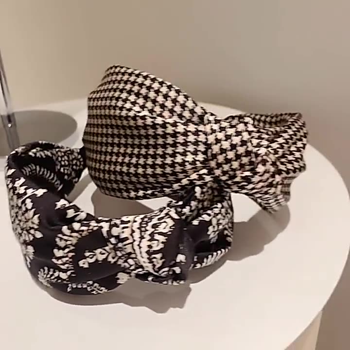 Diadema anudada de tela de est - Go Ethnic Fashion reseña y precio