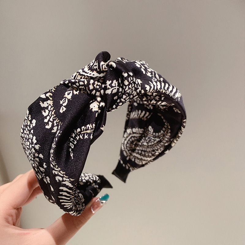 Diadema anudada de tela de est - Go Ethnic Fashion reseña y precio