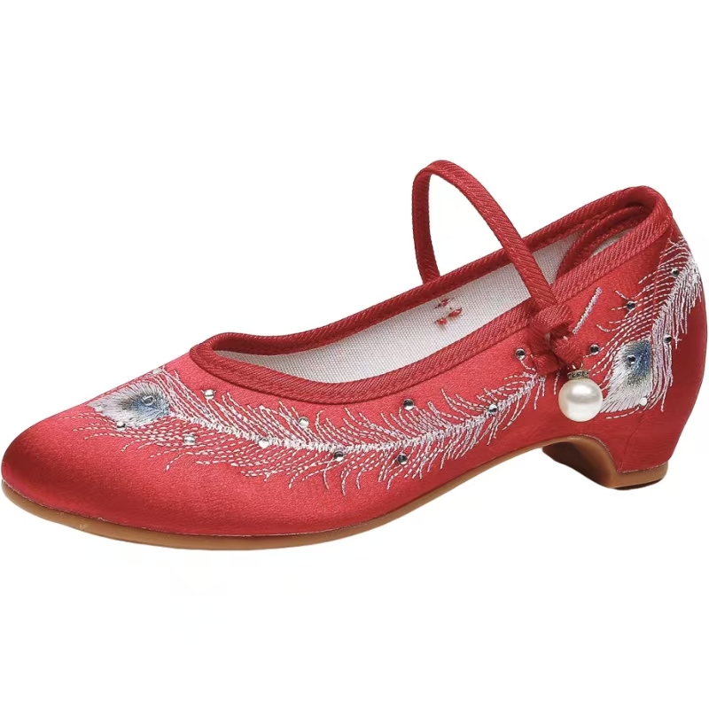 Zapatos Cheongsam de Tacón Baj - Ethnic Fabric reseña y precio