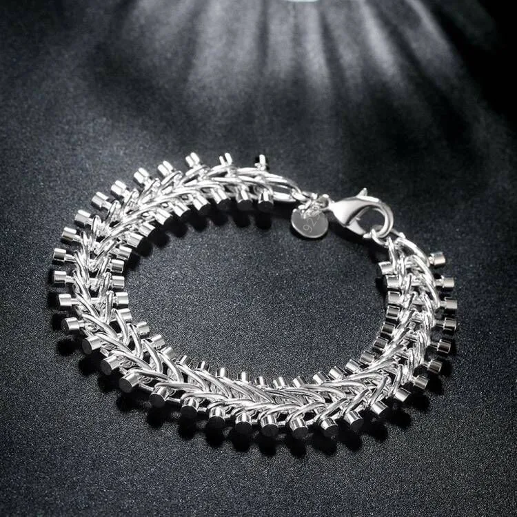 1 unidad de pulseras de plata  - Women'S Ethnic Fashion Brands reseña y precio