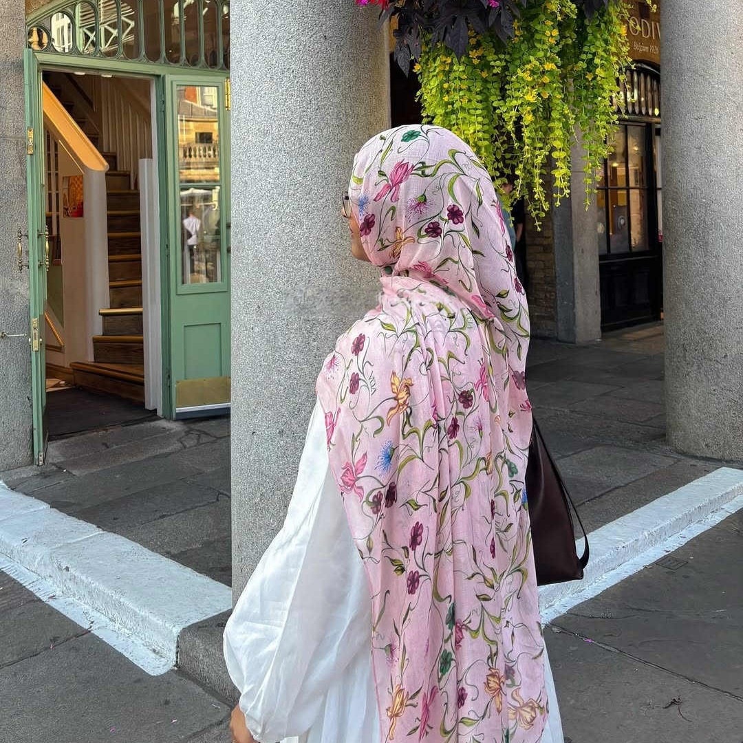 Hijab de acuarela Floral bohem - Go Ethnic Fashion reseña y precio