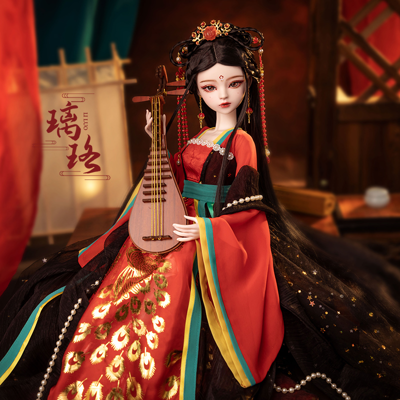 Muñeca articulada de Hanfu Gri - New Ethnic Fashion reseña y precio