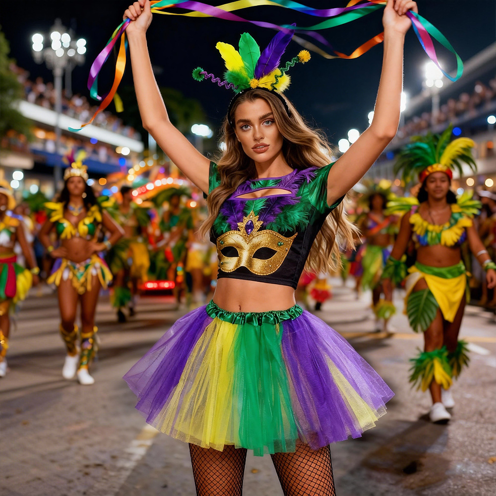 Conjunto de Disfraz de Carnava - Ethnic Wear reseña y precio