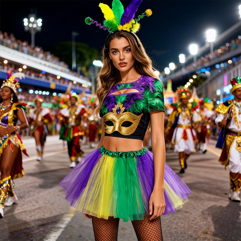 Conjunto de Disfraz de Carnava - Ethnic Wear reseña y precio
