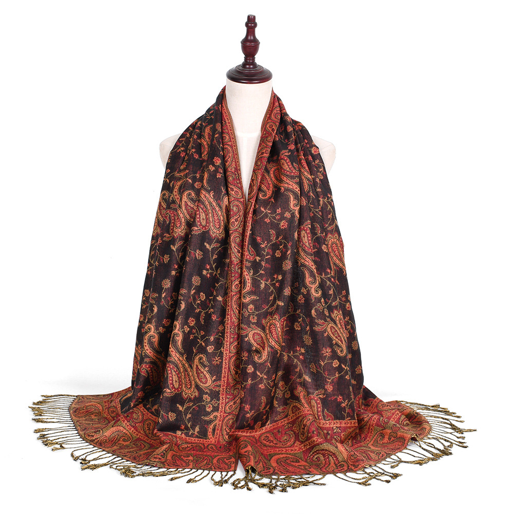 Pashmina bufanda chales Paisle - Go Ethnic Fashion reseña y precio