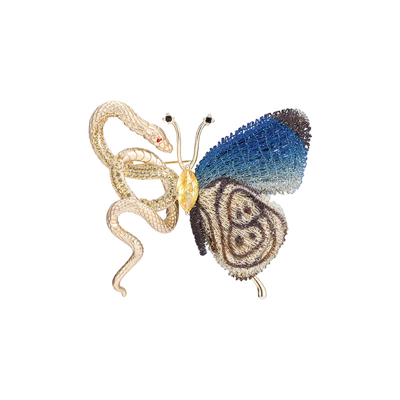 Broches De mariposa De serpien - Ethnic Wear reseña y precio