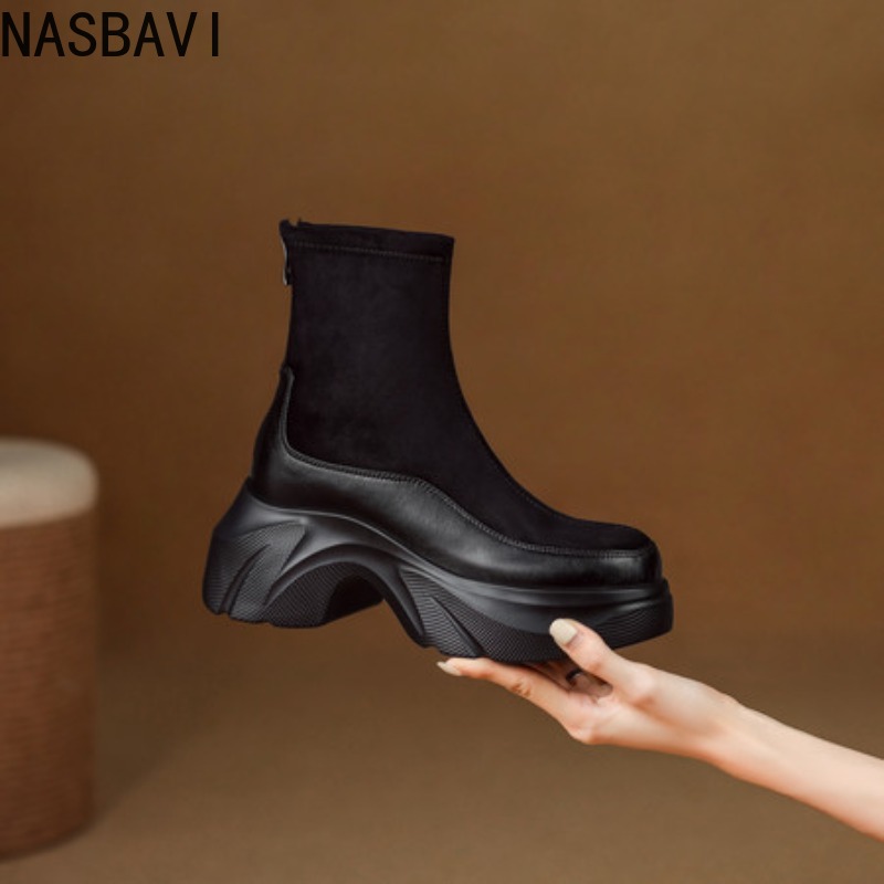 Botas cortas de tacón alto par - Ethnic Wear reseña y precio
