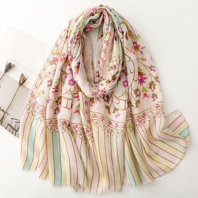 1 bufanda nueva de primavera y - Go Ethnic Fashion reseña y precio