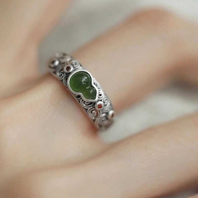 Anillo Abierto de Plata con Di - Ethnic Wear Fashion Designer reseña y precio