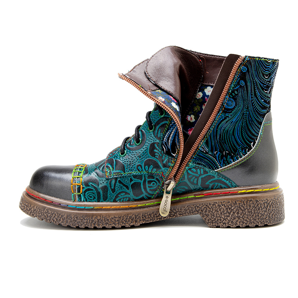 Socofy Raffan invierno tobillo - Ethnic Fabric reseña y precio