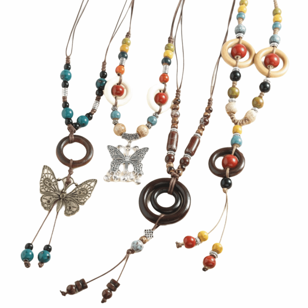 Colgante de mariposa de estilo - Ethnic Wear Fashion Designer reseña y precio