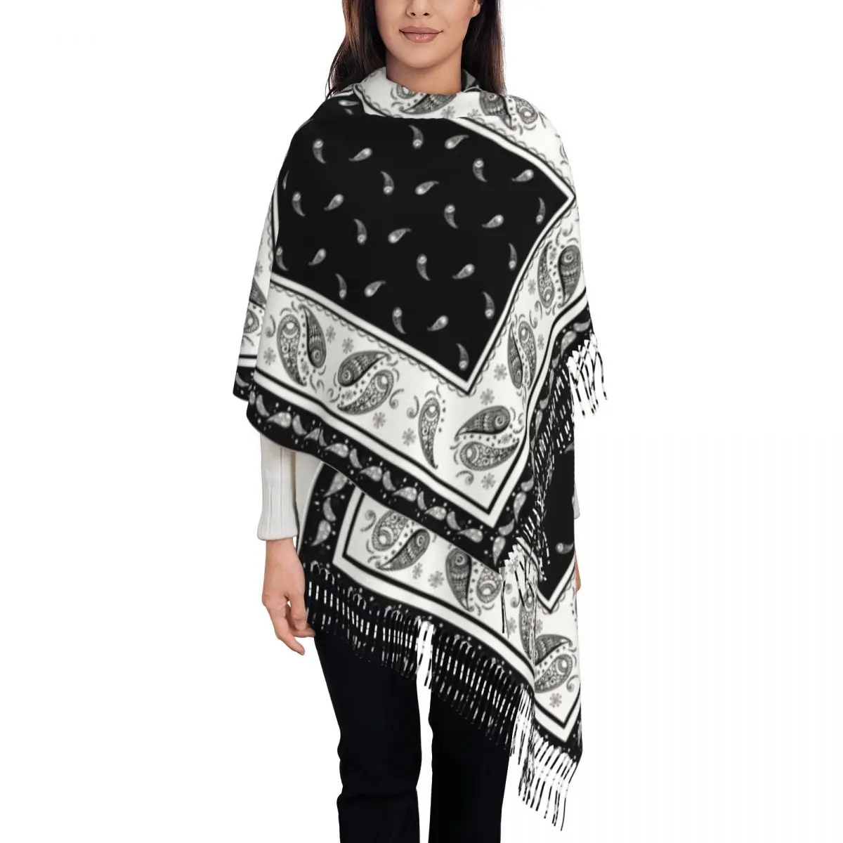 Bufanda de Paisley estilo bohe - Go Ethnic Fashion reseña y precio