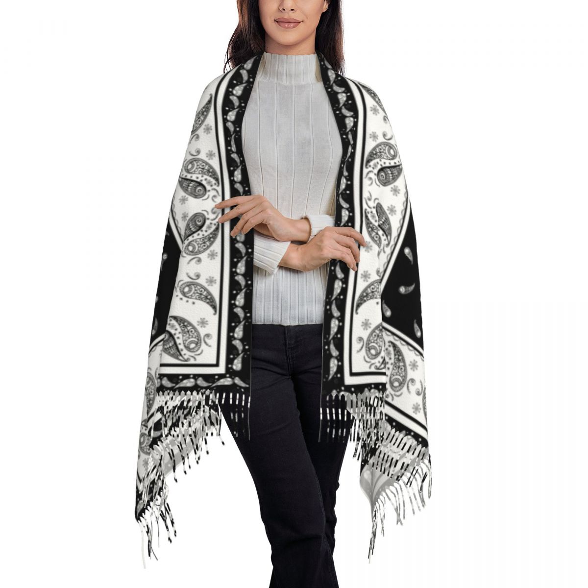 Bufanda de Paisley estilo bohe - Go Ethnic Fashion reseña y precio