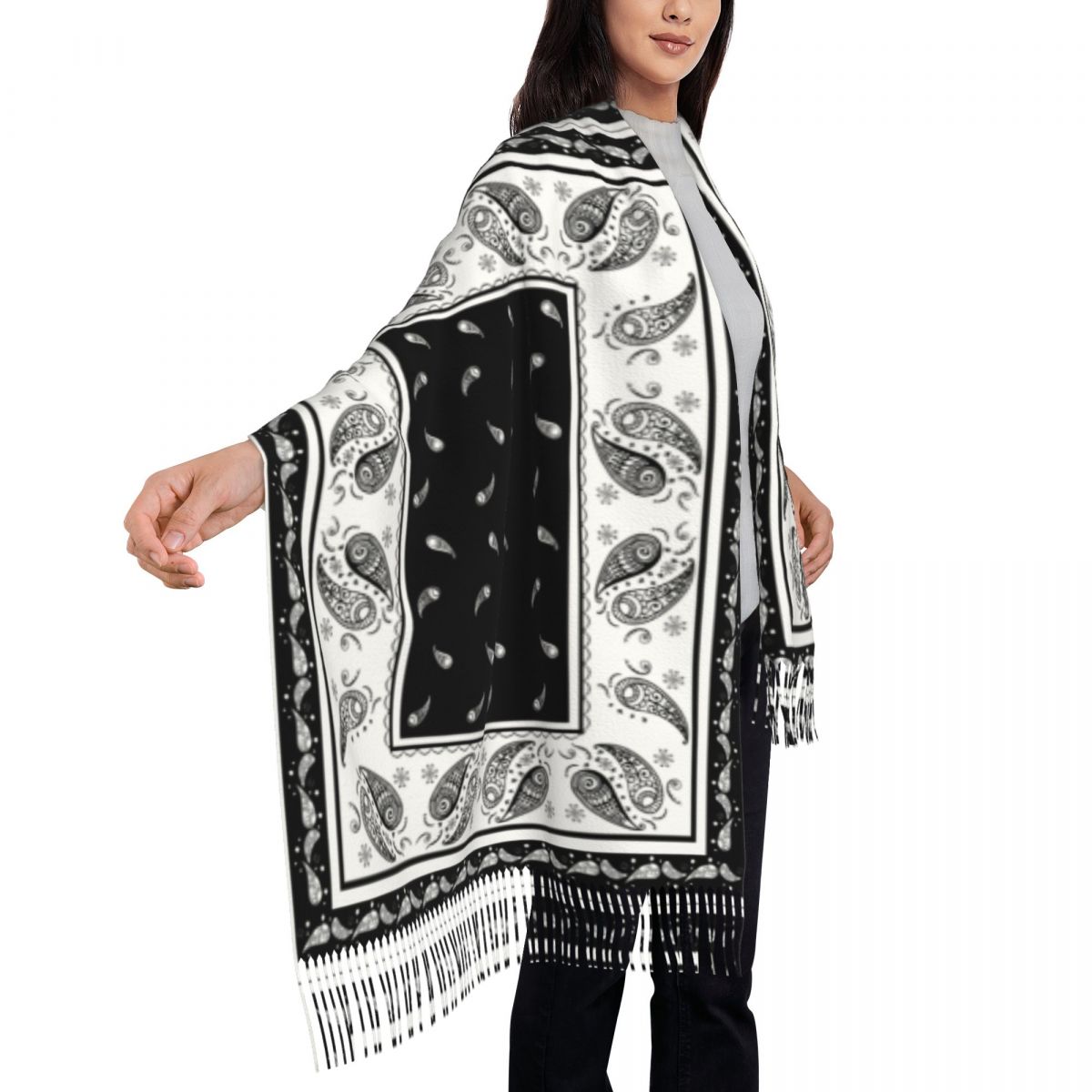 Bufanda de Paisley estilo bohe - Go Ethnic Fashion reseña y precio